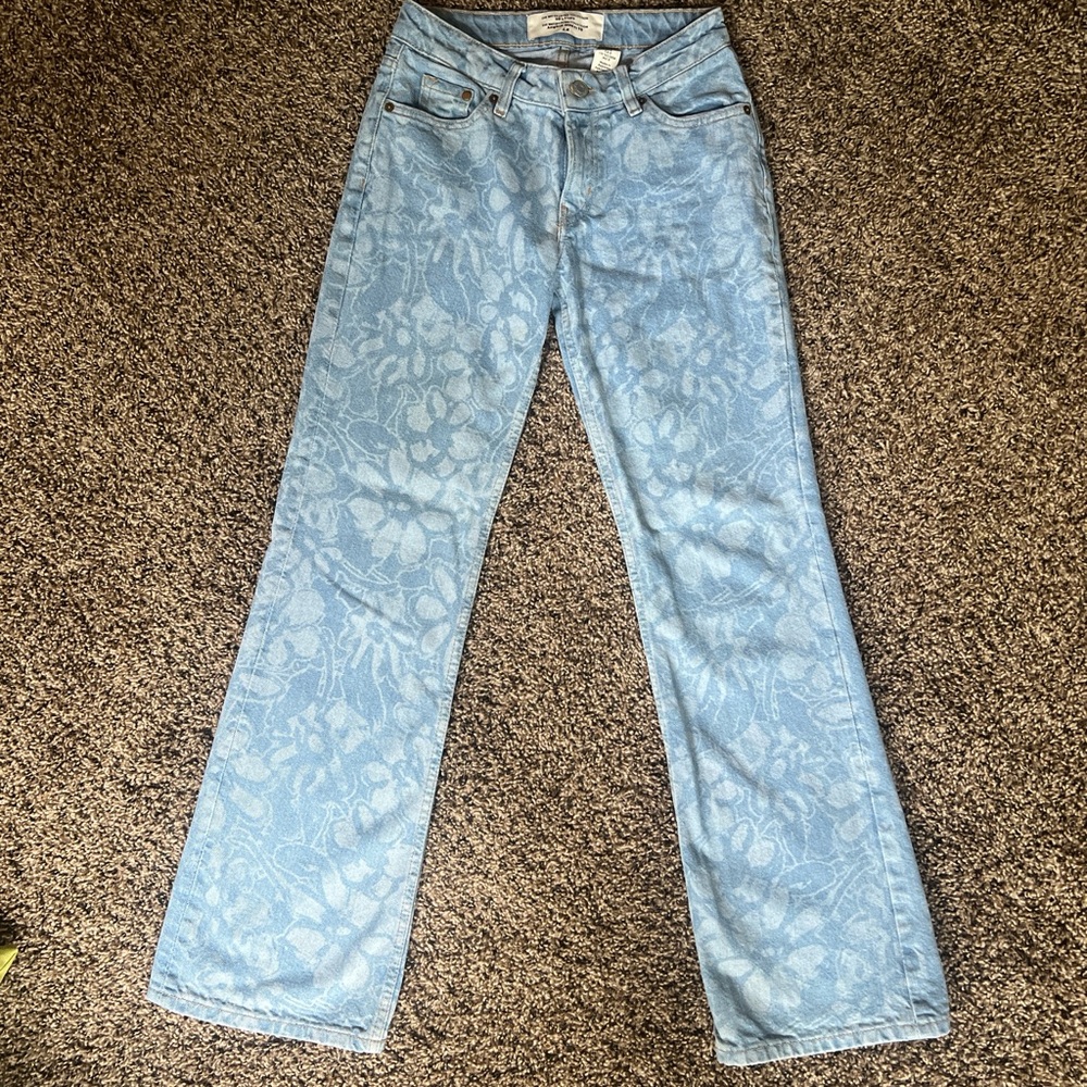 H&M Floral Printed Jeans